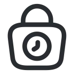 Bag Timer SVG Icon